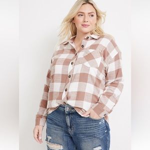 Plaid Button Up Boyfriend Tunic
Shacket